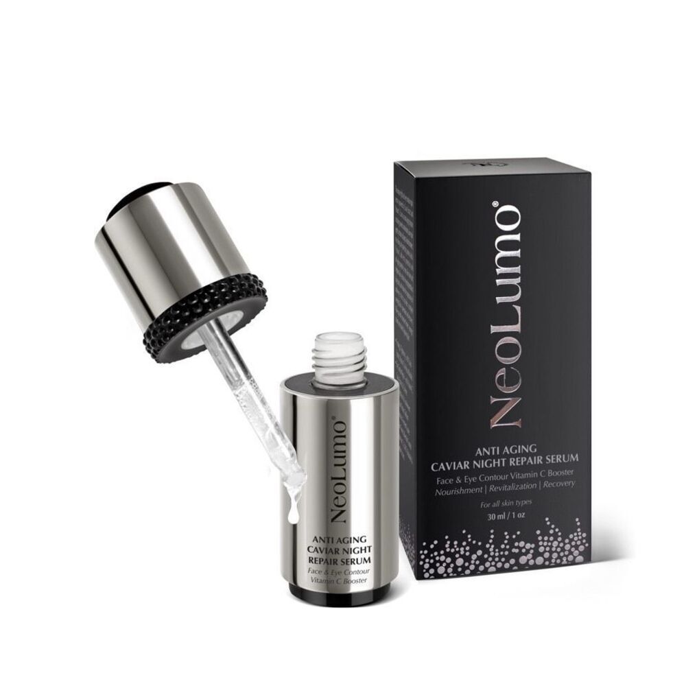 CAVIAR NIGHT REPAIR SERUM Face & Eye Contour Vitamin C Booster